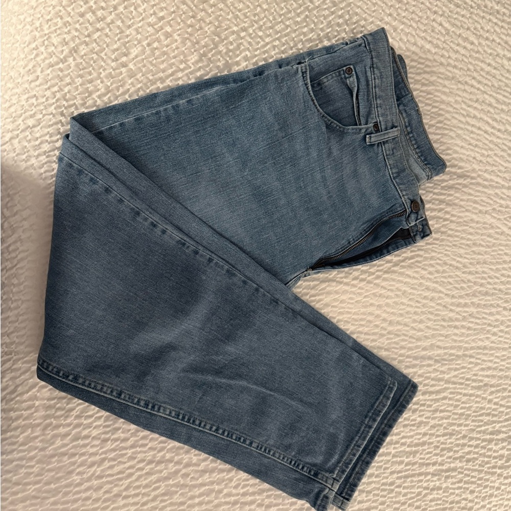 Wrangler Blue Straight Jeans Classic Denim